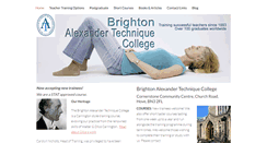 Desktop Screenshot of alexander-technique-college.com